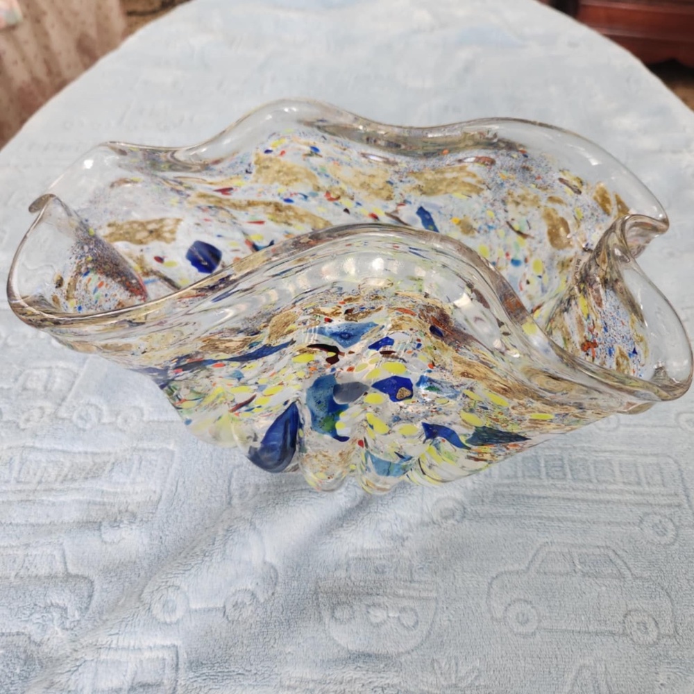 Vintage mutant glass bowl - Picture 2 of 4